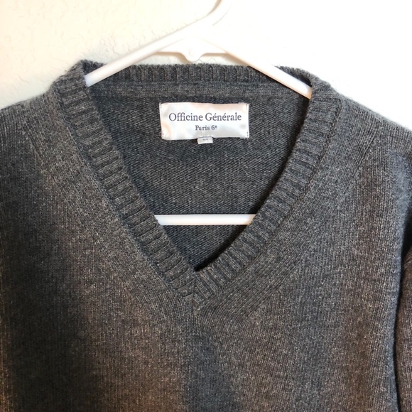 Officine Generale v neck sweater - Picture 2 of 2